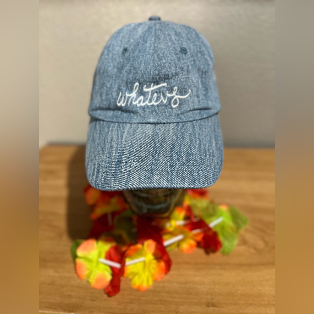 Trendy torrid Denim 'Whatevs' Baseball Cap